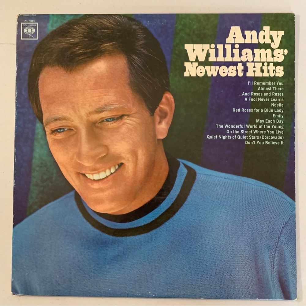 Andy Williams Record Album LP Newest Hits Columbia Vinyl